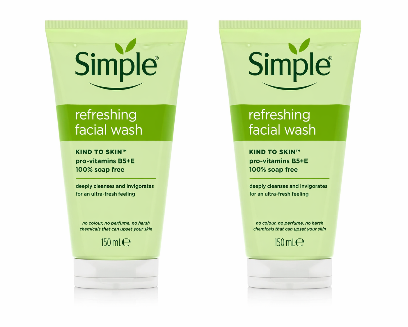 Simple Refreshing Facial Wash – 2pcs Bundle