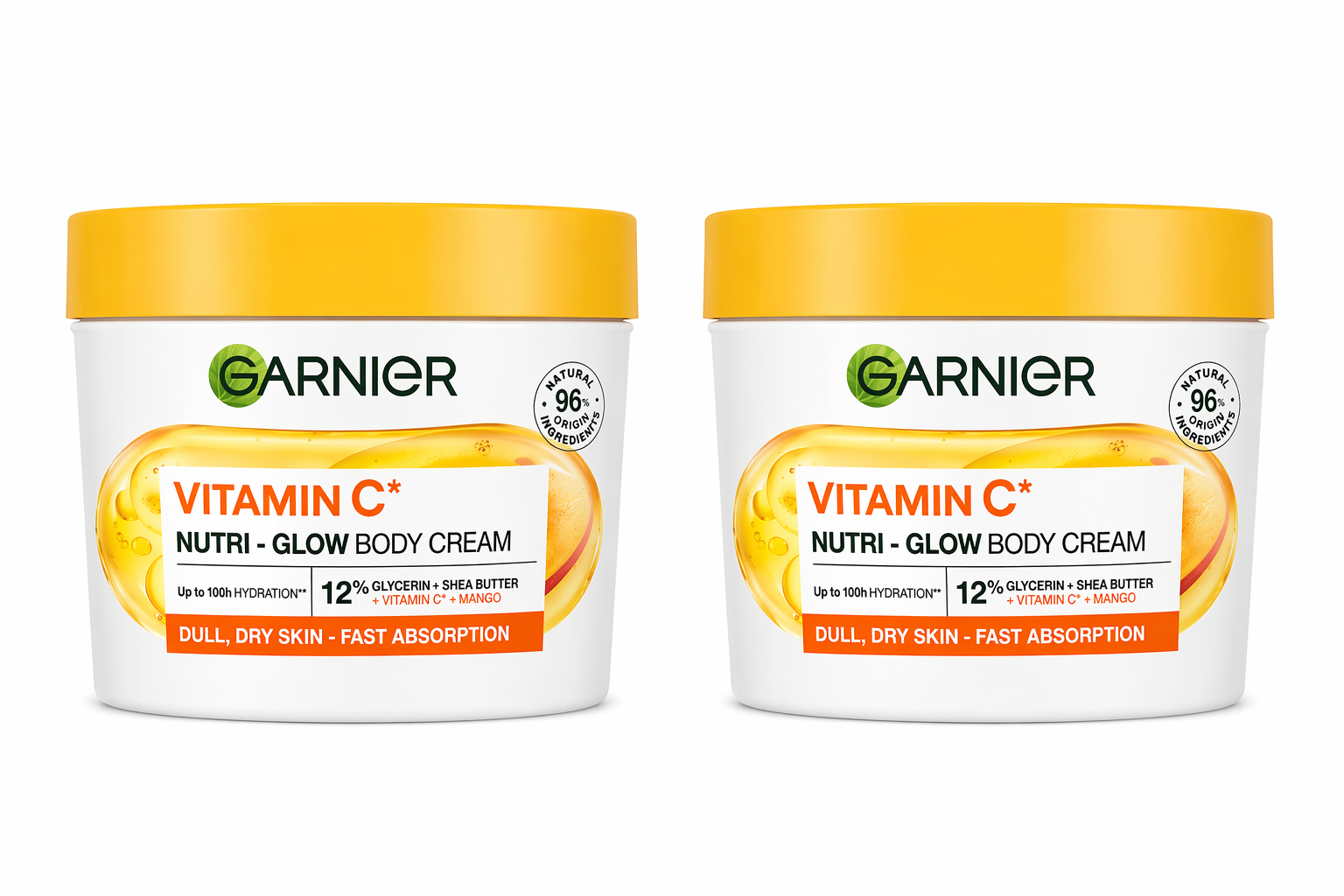 Garnier Vitamin C Nutri-Glow Body Cream – 2pcs Bundle