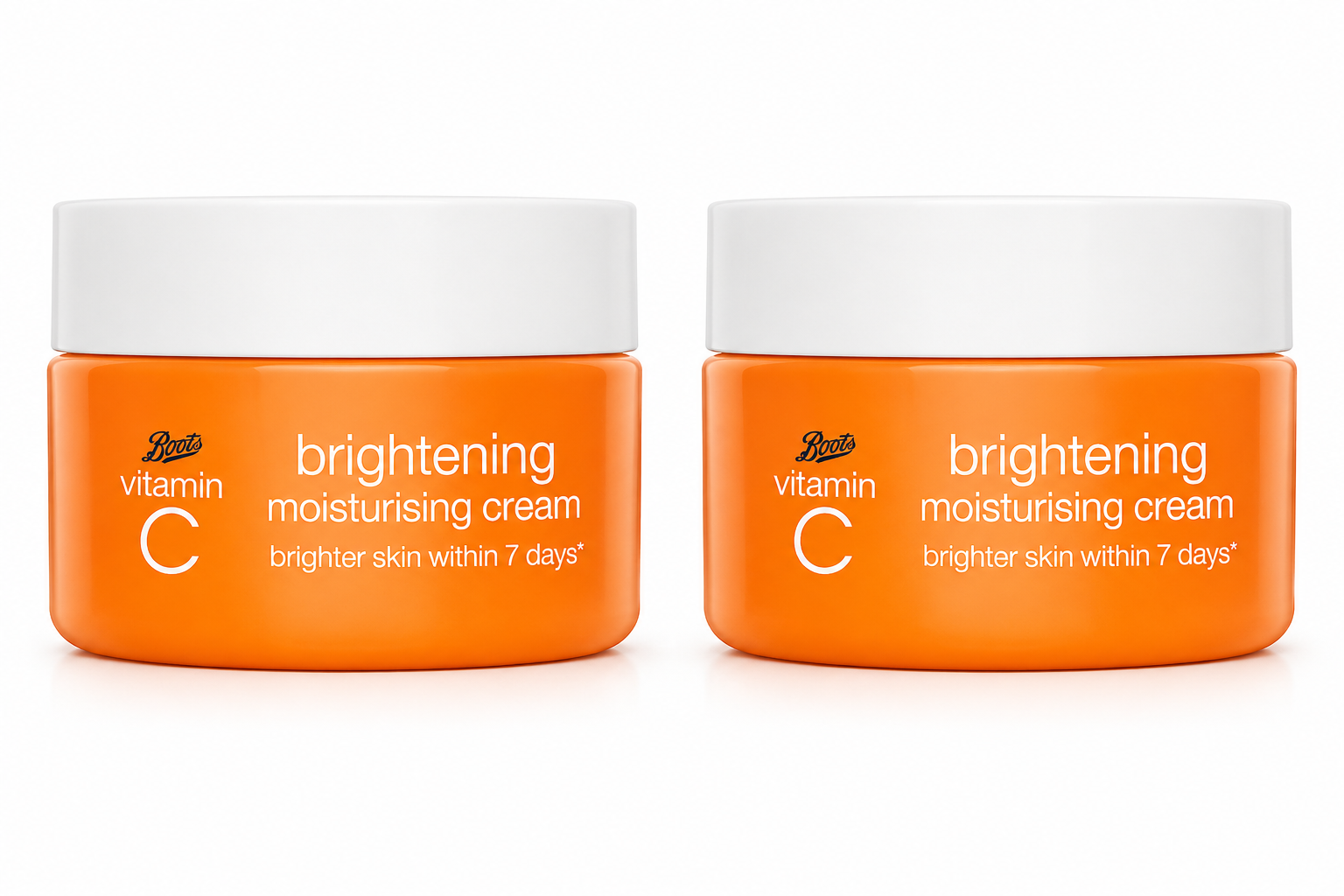 Boots Vitamin C Brightening Moisturising Cream – 2pcs Set