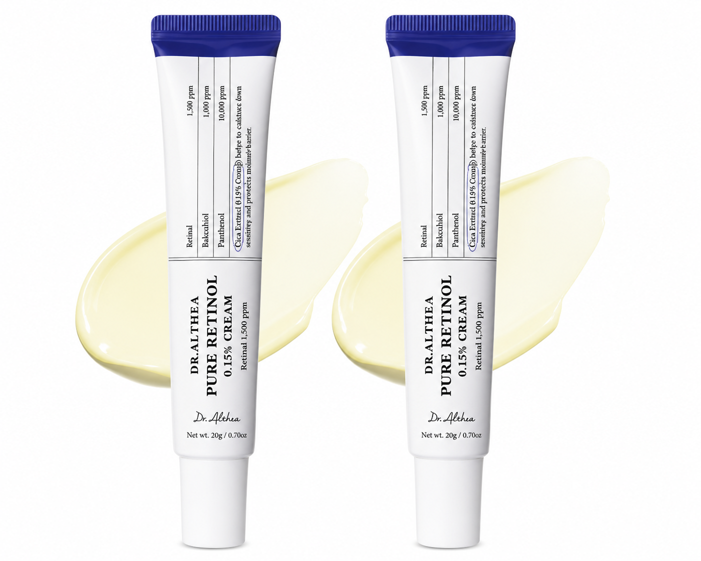 Dr. Althea Pure Retinol 0.15% Cream – 2pcs Set