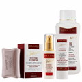 Makari Naturalle Intense Extreme Set (Exfoliating Soap • Serum • Face Cream • Body Lotion SPF 15)