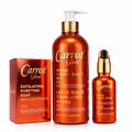 Carrot Glow Intense Toning Set (Exfoliating Soap • Beauty Milk • Intense Toning Serum)