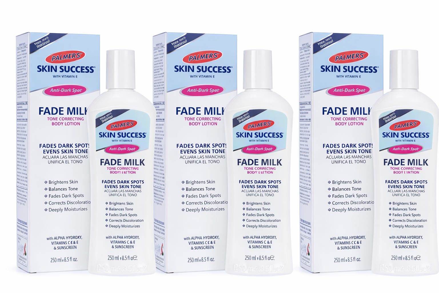 Palmer’s Skin Success Anti-Dark Spot Fade Milk Tone Correcting Body Lotion (3PCS)