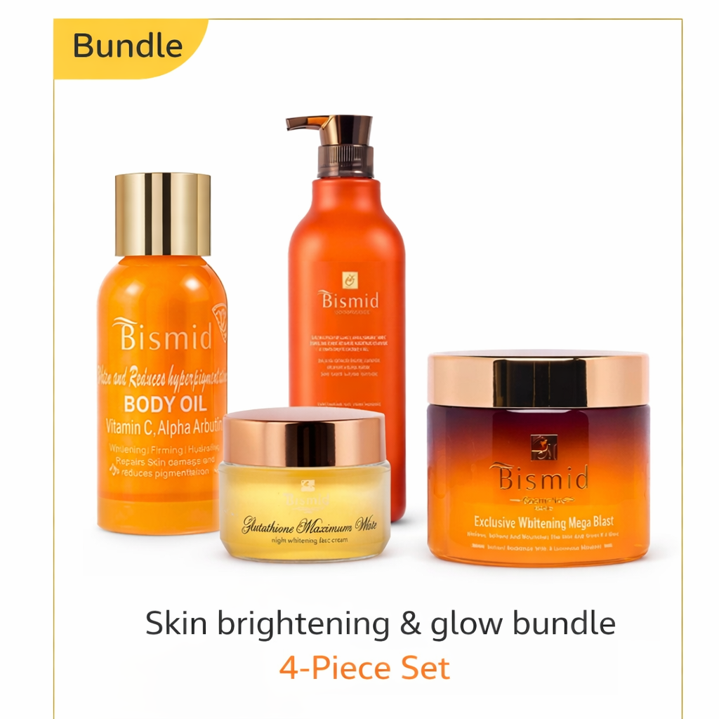 Bismid Skin Brightening & Glow Bundle (4-Piece Set)