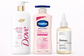 Dove Melanin Even Tone Body Wash + The Ordinary Glycolic Acid 7% Toning Solution + Vaseline Healthy Bright Daily Brightening Lotion (Underarm Radiance Tone-Correction System)