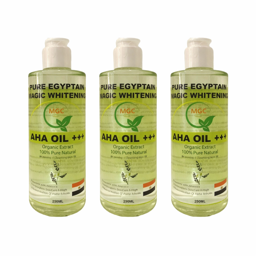 Pure Egyptian Magic Whitening AHA Oil +++ (3-Pack Bundle)