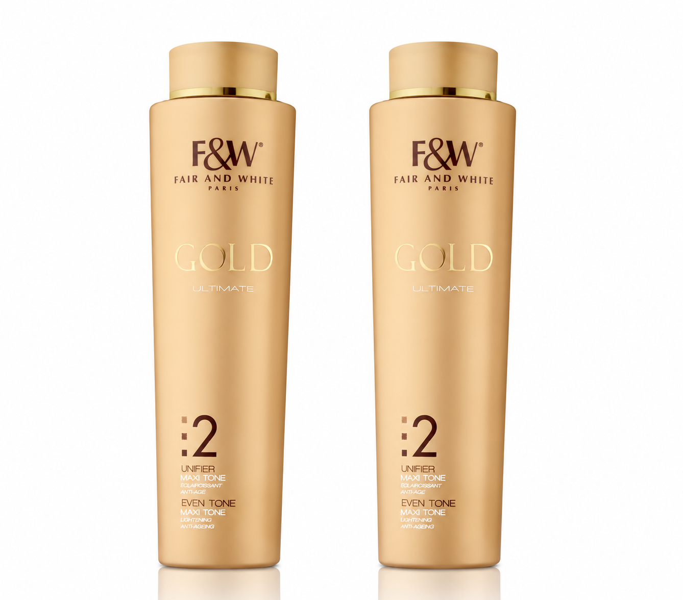F&W Fair & White Gold Ultimate Even Tone Lotion Duo