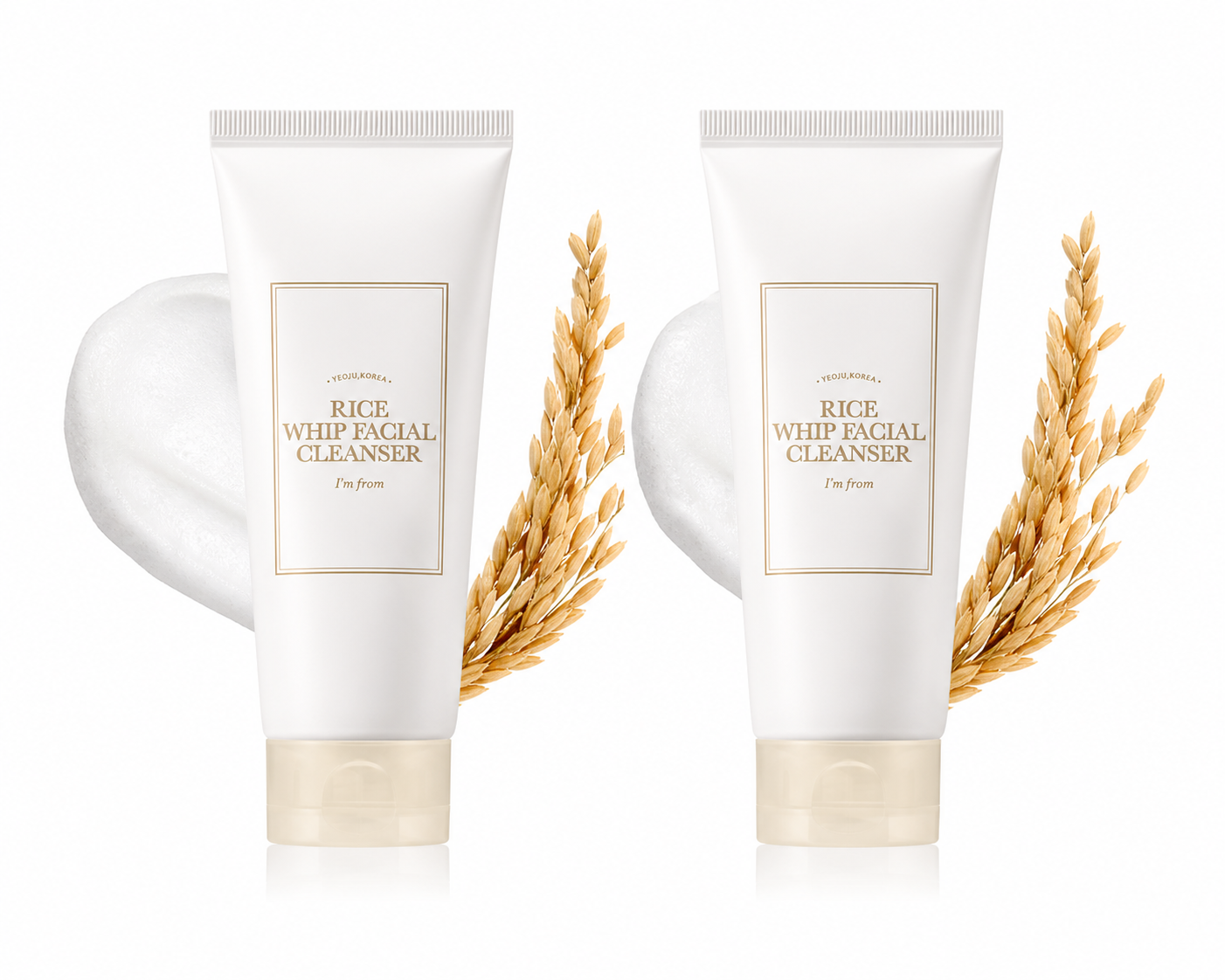 I’m From Rice Whip Facial Cleanser (2-Piece Set)