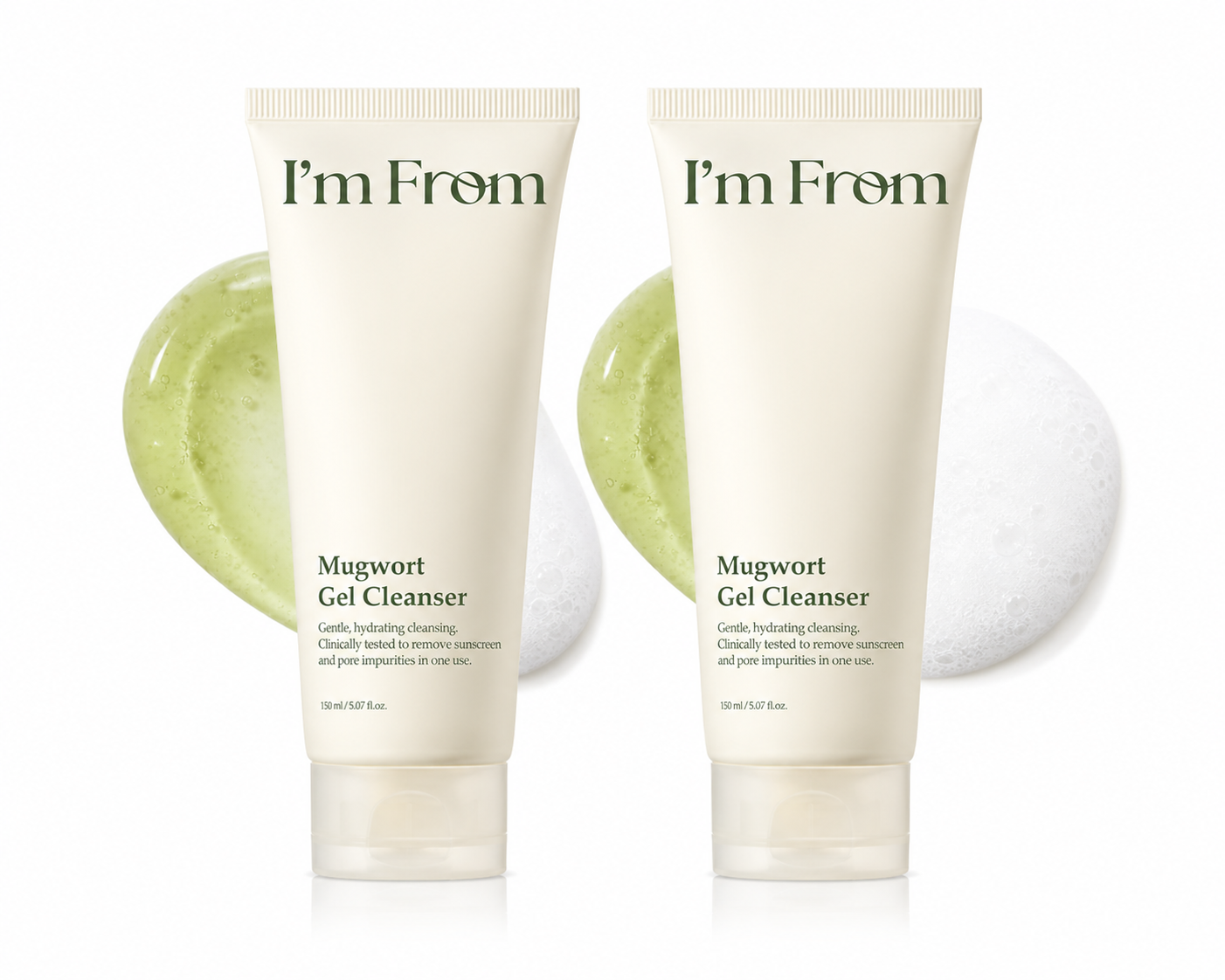 I’m From Mugwort Gel Cleanser (2-Piece Set)