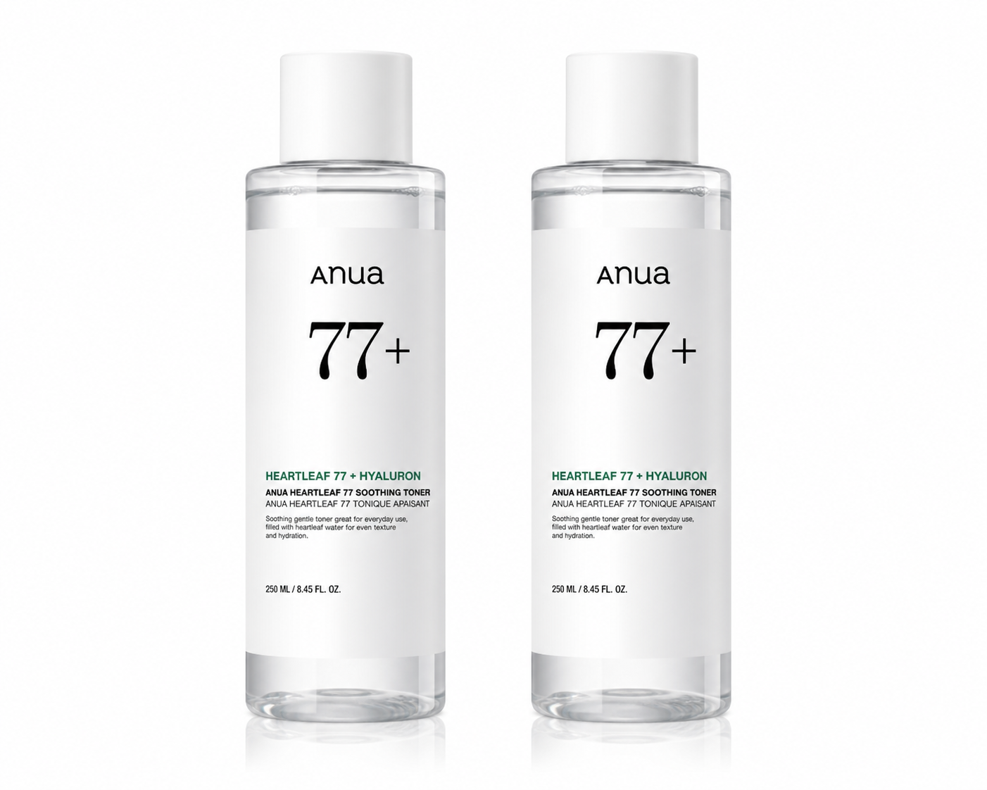 Anua Heartleaf 77% Soothing Toner (2-Piece Set)