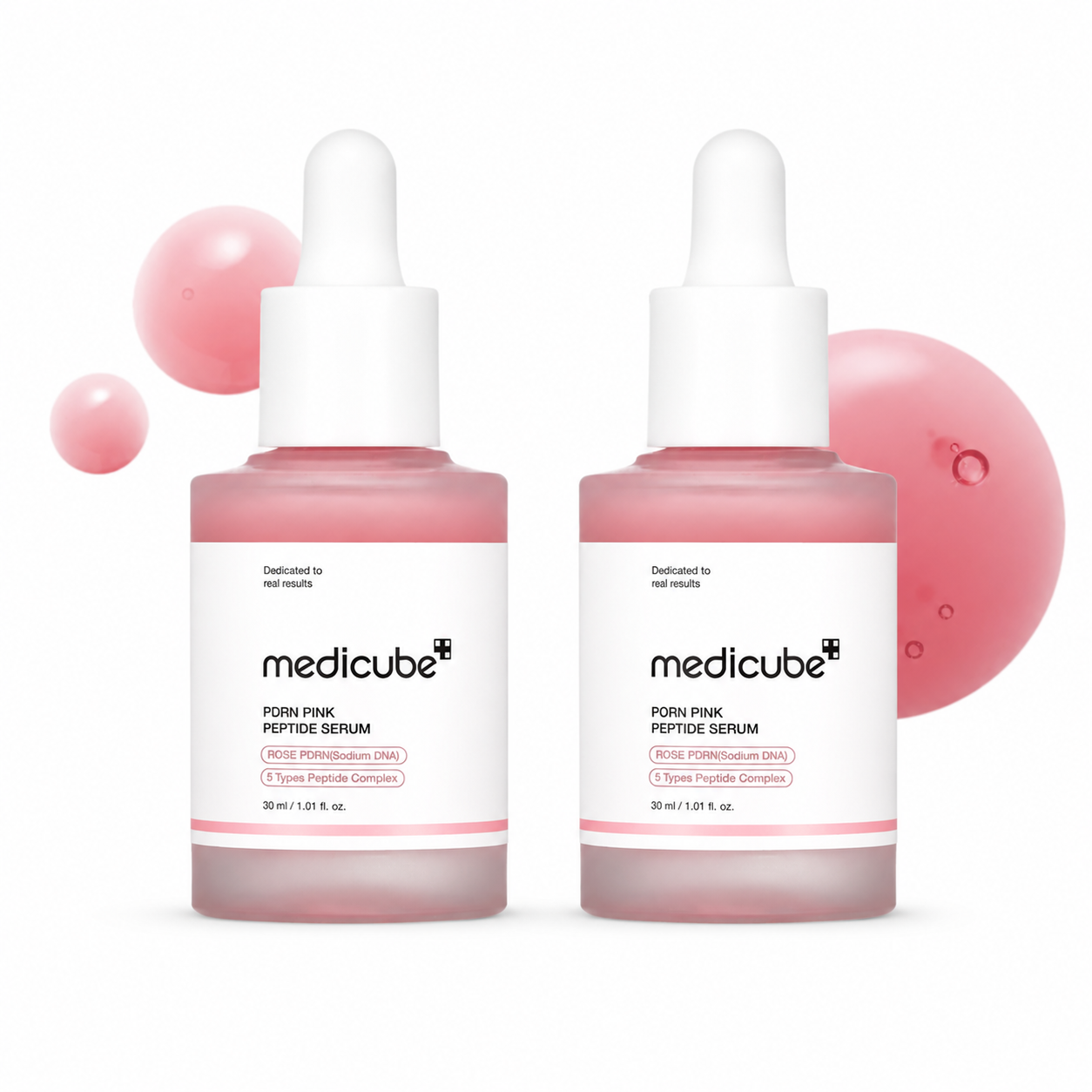 Medicube PDRN Pink Peptide Serum (2-Piece Set)