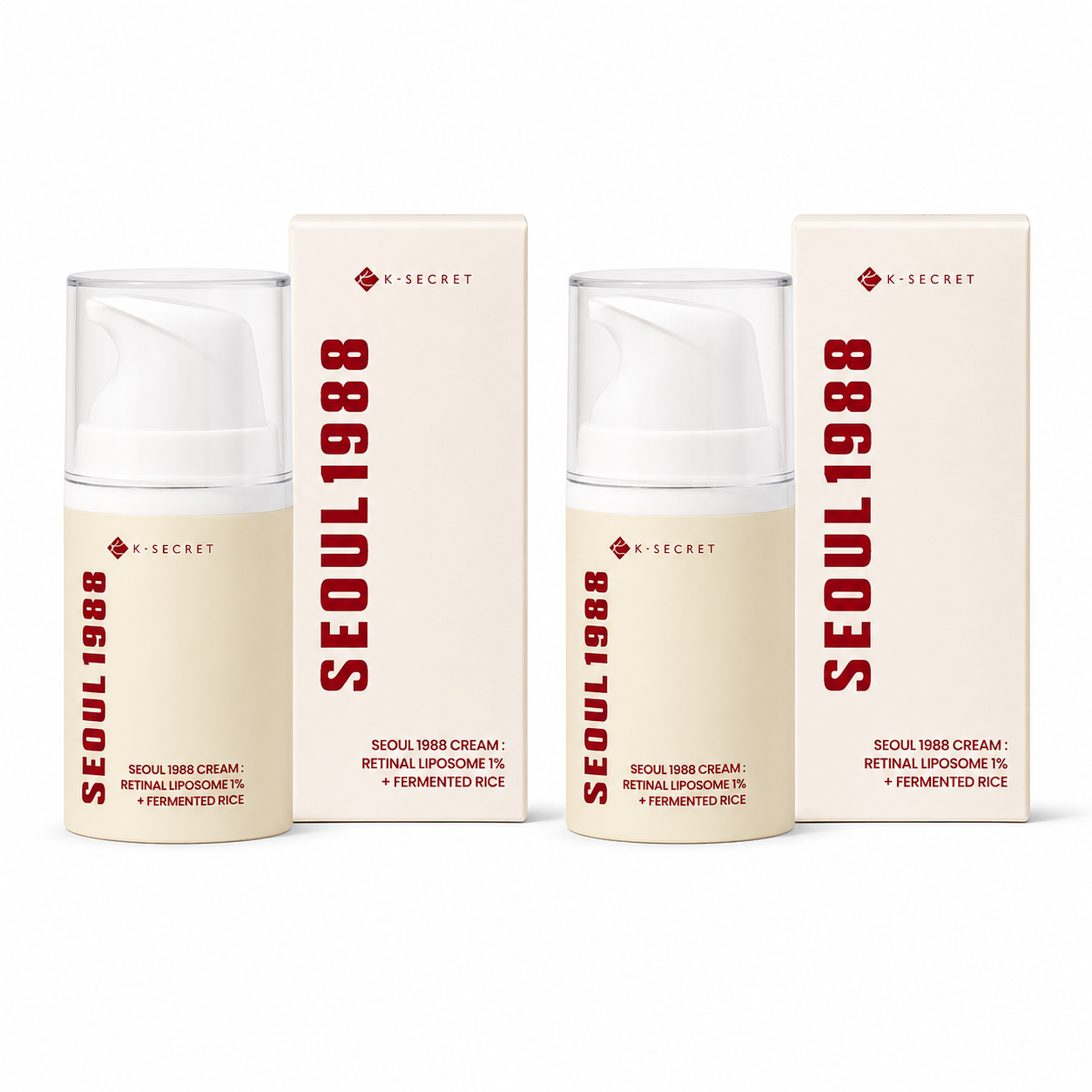 K-Secret Seoul 1988 Retinal Liposome Cream (2-Piece Set)