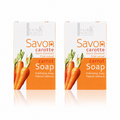 Fair & White Paris Carrot Exfoliating Soap – 2-Piece Set